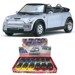 Çek Bırak Araba Kinsmart Mini Cooper S Convertible - Kinsmart