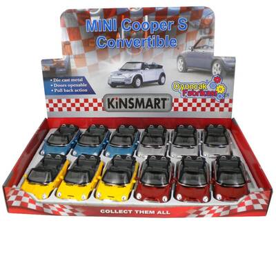 Çek Bırak Araba Kinsmart Mini Cooper S Convertible - 2