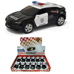 Çek Bırak Araba Lamborghini Urus Police - Kinsmart