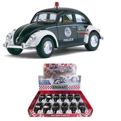 Çek Bırak Kinsmart 1967 Volkswagen Classical Beetle Police - 1