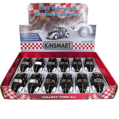 Çek Bırak Kinsmart 1967 Volkswagen Classical Beetle Police - 2