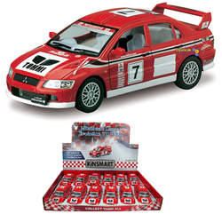 Çek Bırak Kinsmart Mitsubishi Lancer Evolution VII WRC - Kinsmart