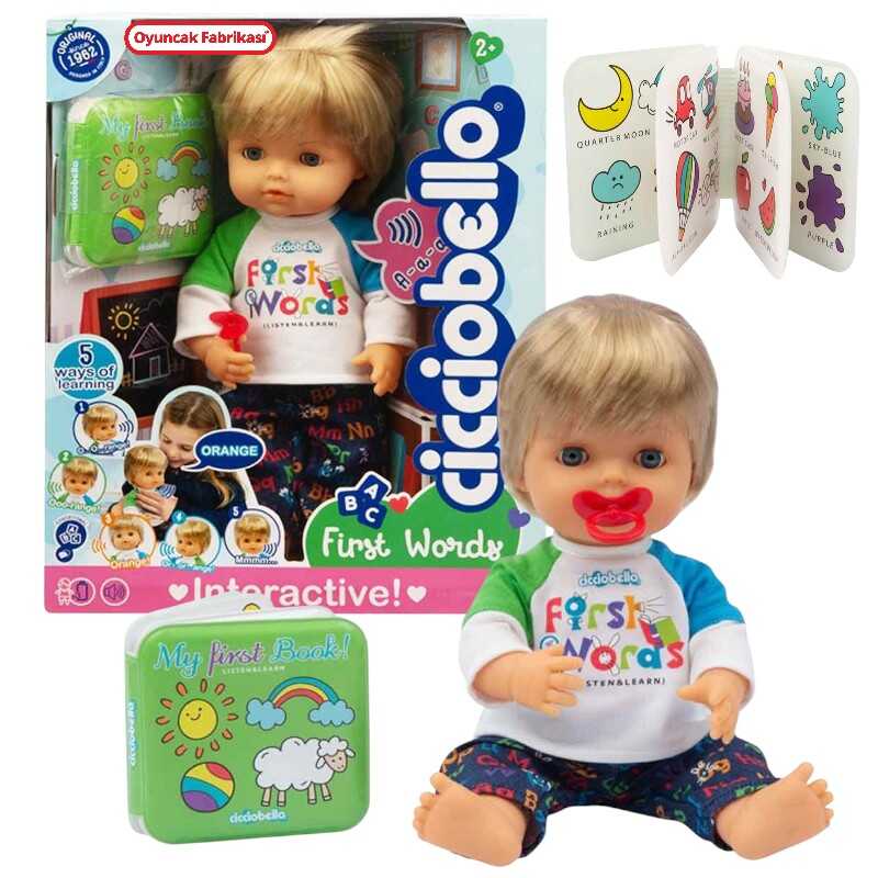 Cicciobello Sesli İlk Kelimelerim İnteraktif Oyuncak Bebek