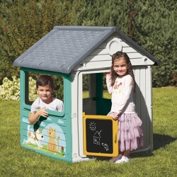 Çocuk Oyuncak Dolu İlk Evim 125x100x104 Cm - Dolu