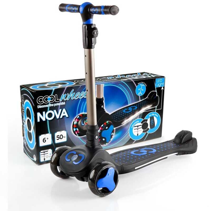 Cool Wheels Katlanabilir Scooter Nova Işıklı 6 +Yaş Scooterİttirgit