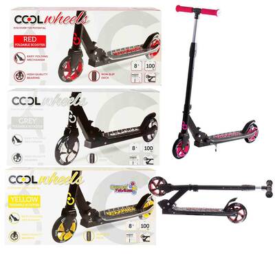 Cool Wheels Metal 2 Tekerlekli Katlanabilir Scooter 8+Yaş - 1