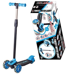 Cool Wheels Twist Led Işıklı 3 Tekerlekli Ayarlı Scooter-Mavi - 1