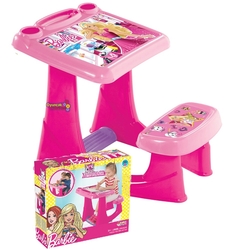 Dede Barbie Çocuk Ders Çalışma Masası - Dede Toys