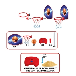 Dede Oyuncak Ayarlanabilir Ayaklı Basketbol Seti - 4
