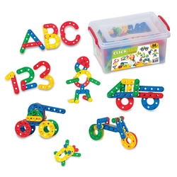 Dede Oyuncak Eğitici Click Clack Puzzle Küçük Box (96 Parça) - Dede Toys