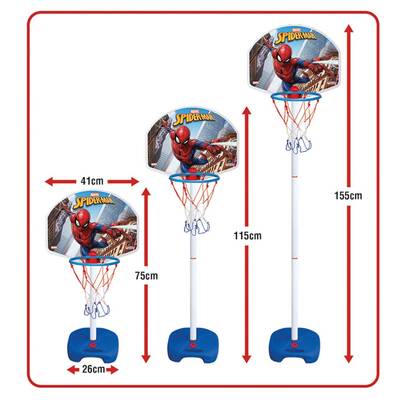 Dede Oyuncak Spiderman Ayarlanabilir Ayaklı Basketbol Seti - 2