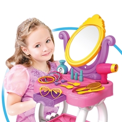Dede Toys - Dede Toys Candy Ken Oyuncak Güzellik Masası 15 Parça Set 03696