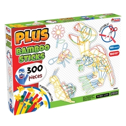 Dede Toys Eğitici Plus Bambu Çubuklar (300 Parça )03680 - 2