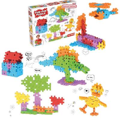 Dede Toys Fun-Fun Puzzle 192 Parça OFB-03906 - 1