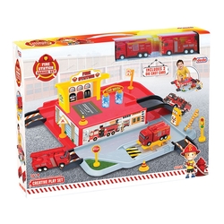 Dede Toys Oyuncak 1 Katlı İtfaiye Otopark Garaj Oyun Seti 03343 - 2