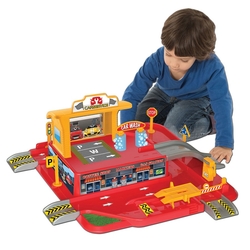 Dede Toys Oyuncak 1 Katlı Otopark Garaj Oyun Seti 03066 - 3
