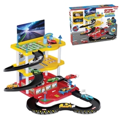 Dede Toys - Dede Toys Oyuncak Otopark 3 Katlı Garaj Oyun Seti 03068