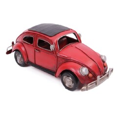 Dekoratif Metal Model Araba Volkswagen Beetle Classic Vosvos - MK