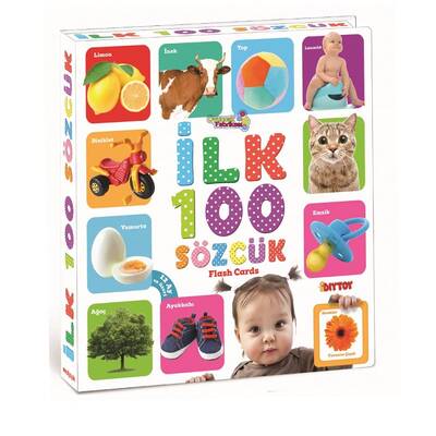 Dıy Toy Eğitici İlk 100 Sözcük Flash Cards - 1