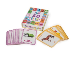 Dıy Toy Eğitici İlk 50 Sözcük Flash Kart - 2