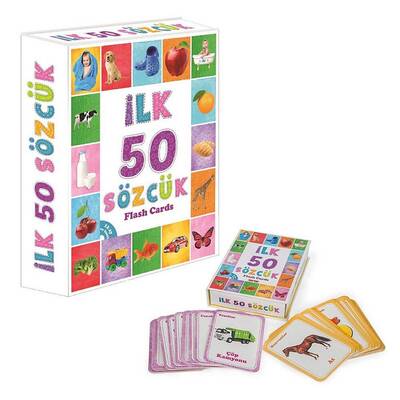 Dıy Toy Eğitici İlk 50 Sözcük Flash Kart - 1