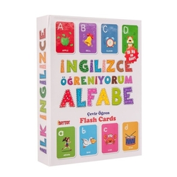 Dıy Toy İngilizce Öğreniyorum Alfabe Çevir Öğren (Flash Cards) - Dıy Toy