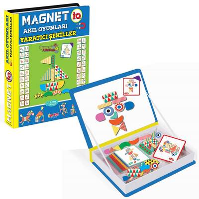 Dıy Toy Magnet IQ Akıl Oyunları Yaratıcı Şekiller 73 Parça - 1