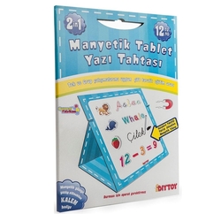 Dıy Toys Manyetik Tablet ve Yazı Tahtası (Mavi) - 3