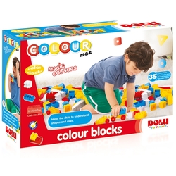 Dolu Eğitici Renkli Bloklar 35 Parça - Dolu
