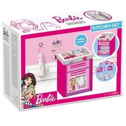 Dolu Oyuncak Barbie Bulaşık Makinası Sesli Aksesuarlı - Dolu