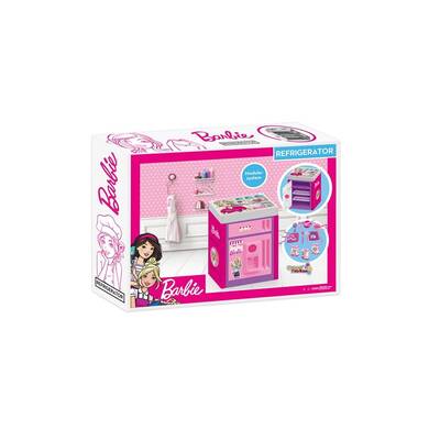 Dolu Oyuncak Barbie Buzdolabı Sesli Aksesuarlı - 2