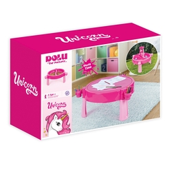 Dolu Oyuncak Unicorn Kum ve Su Aktivite Masası - 2
