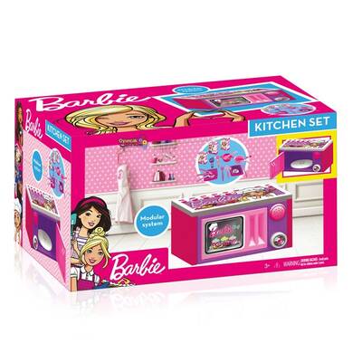 Dolu Toys Barbie Oyuncak Mikrodalga Fırın Sesli Aksesuarlı - 4