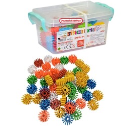 Efe Toys Eğitici 35 Parça Çarklı Puzzle Circle Puzzle Plastik Kutuda - 1