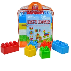 Efe Toys Eğitici Büyük Parçalı Maxi Bloklar 48 Parça - Efe Toys