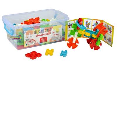 Efe Toys Eğitici Dinamik Puzzle 100 Parça Plastik Kutuda - 2