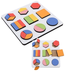 Eğitici Ahşap Montessori Geometrik Şekiller - Hamaha Oyuncak