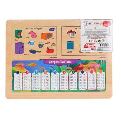 Eğitici Ahşap Tutmalı Mutfak Gereçleri - 2