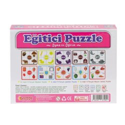 Eğitici Eğlenceli Çark Puzzle Renkler Şekiller Süper Set 3+Yaş - 2
