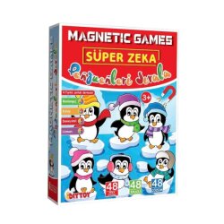 Eğitici Manyetik Penguenleri Sırala Süper Zeka 3+Yaş - Dıy Toy
