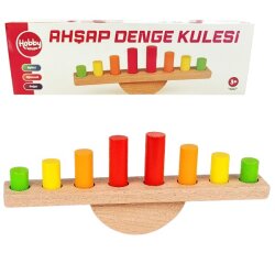 Eğitici Oyuncak Ahşap Denge Kulesi - Genel Markalar