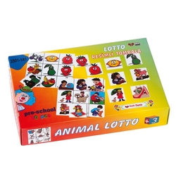 Eğitici Oyuncak Lotto Resimli Tombala 60 Parça - Güçlü Toys