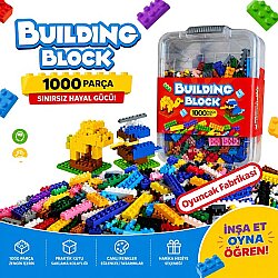 Eğitici Renkli Bloklar Building Block 1000 Adet - Altıntaş