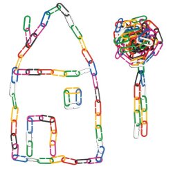 Eğitici Zincir (448 Parça) Renkli Beceri Oyuncakları - 2