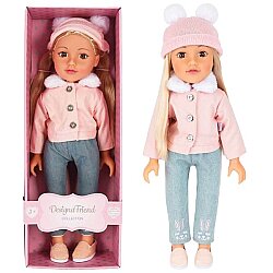 Et Bebek 47 cm Şık Kıyafetli Aksesuarlı Uzun Taranabilir Saçlı Gerçekçi Yüzlü Büyük Boy Bebek - 2