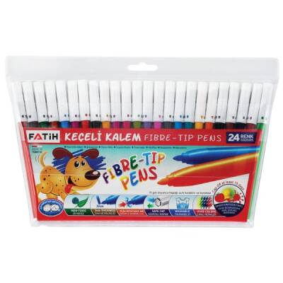 Fatih 24 Renk Keçeli Kalem Takımı - 1
