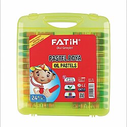 Fatih Çantalı Pastel Boya 24 Renk - Fatih