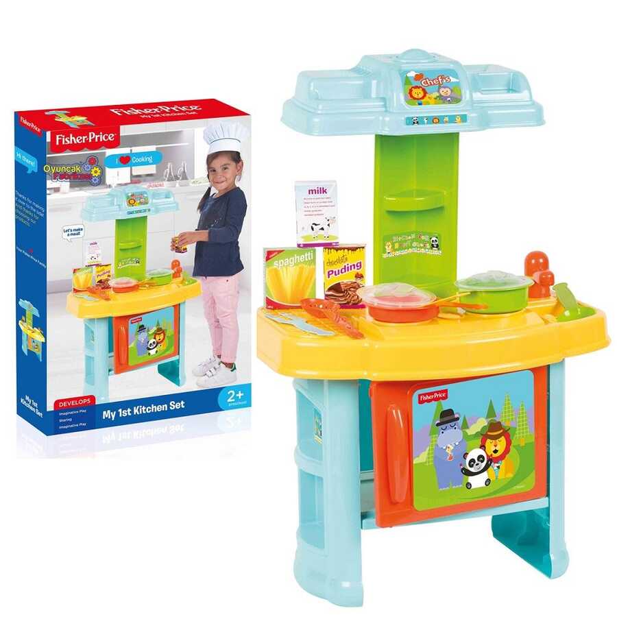 Fisher Price Şefin Oyuncak Mutfak Seti Aksesuarlı