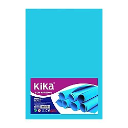 Fon Kartonu 100 gr 50x70-Açık Mavi Paket (100'lü) - Kika