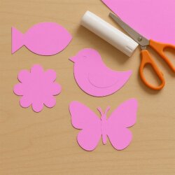 Fon Kartonu 100gr 50x70-Açık Pembe-Paket (100'lü) - Kika